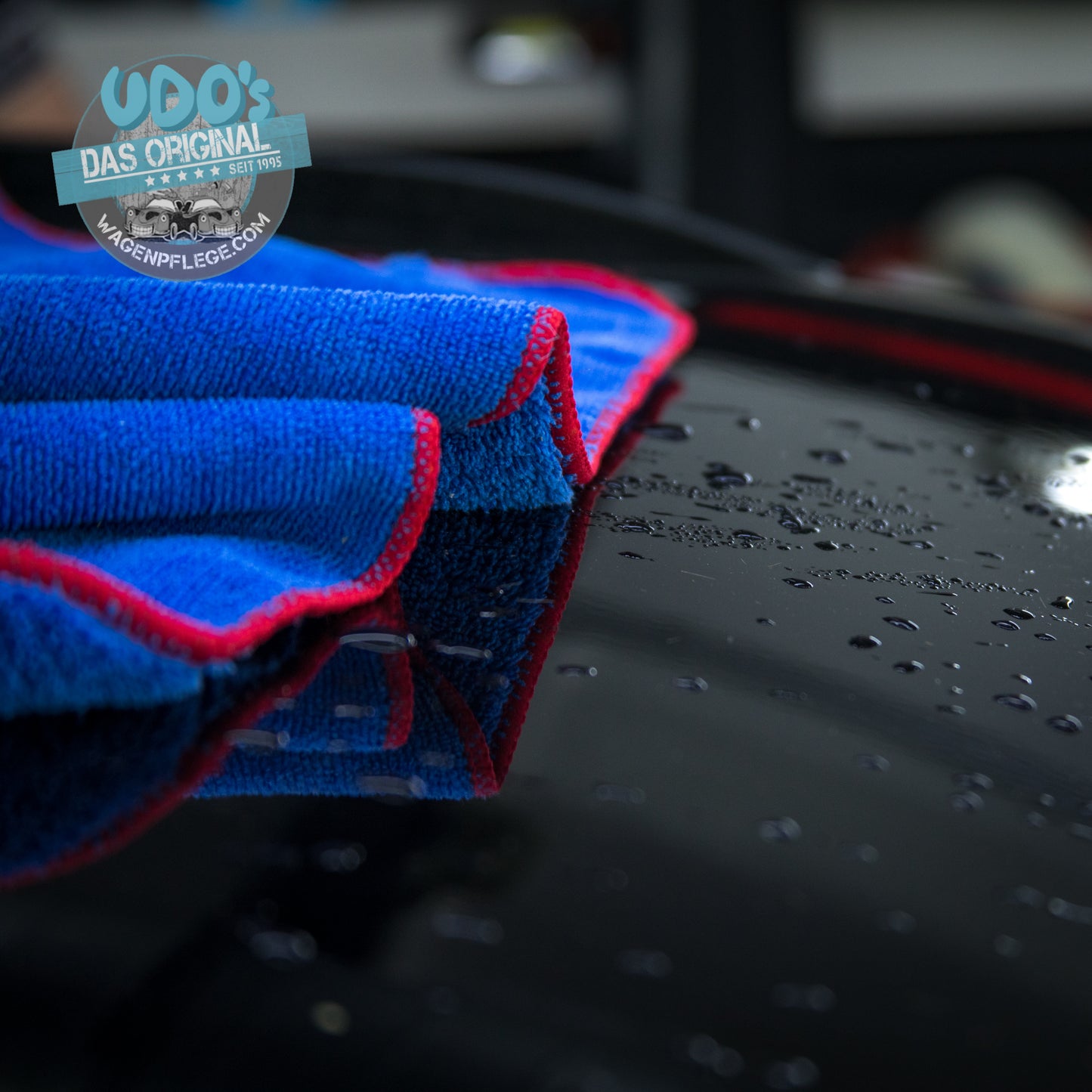 Udo´s ultrafeines XXL Microfaser DOPPELWEB blau Premium