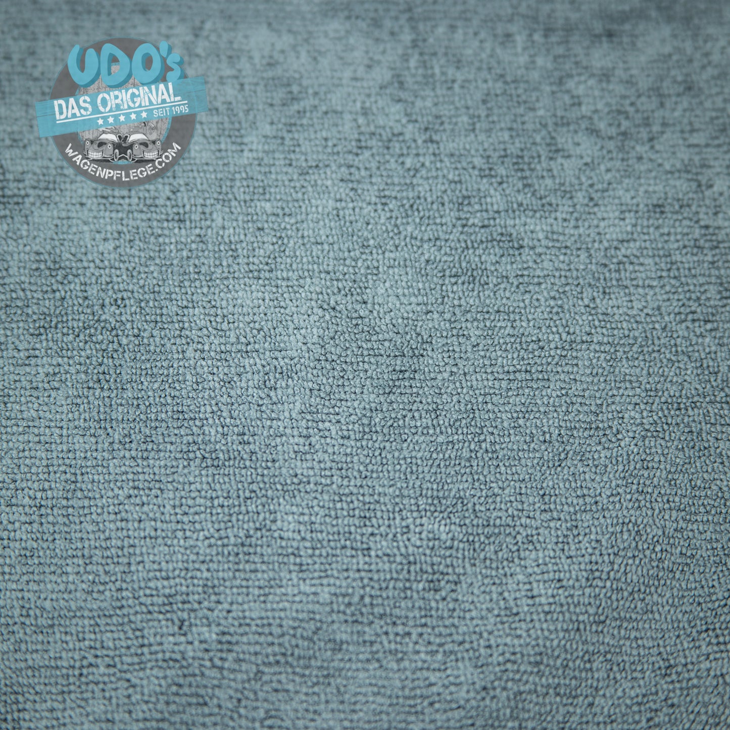 Udo´s Microfaser "NANO" DOPPELWEB grau/Saum Orange