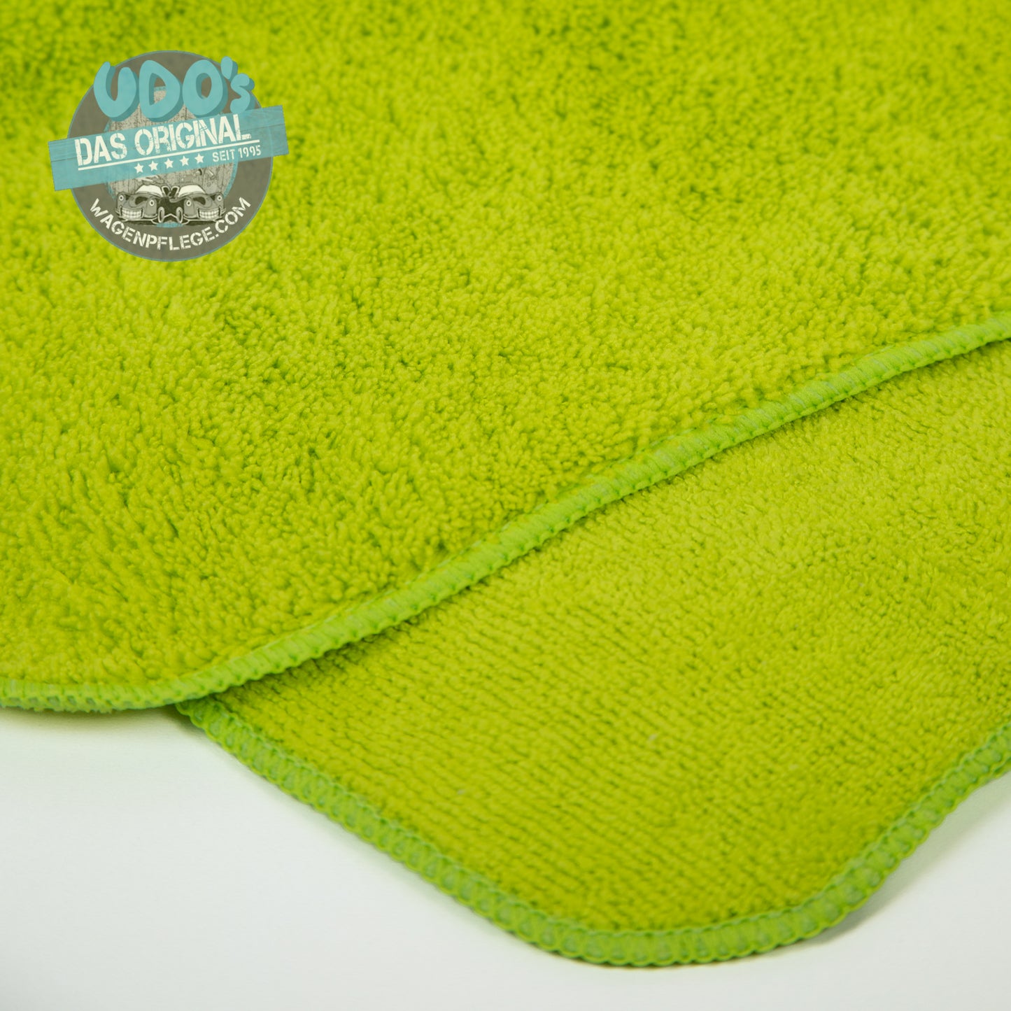 Udo´s ultrafeines Microfaser DOPPELWEB grün Premium
