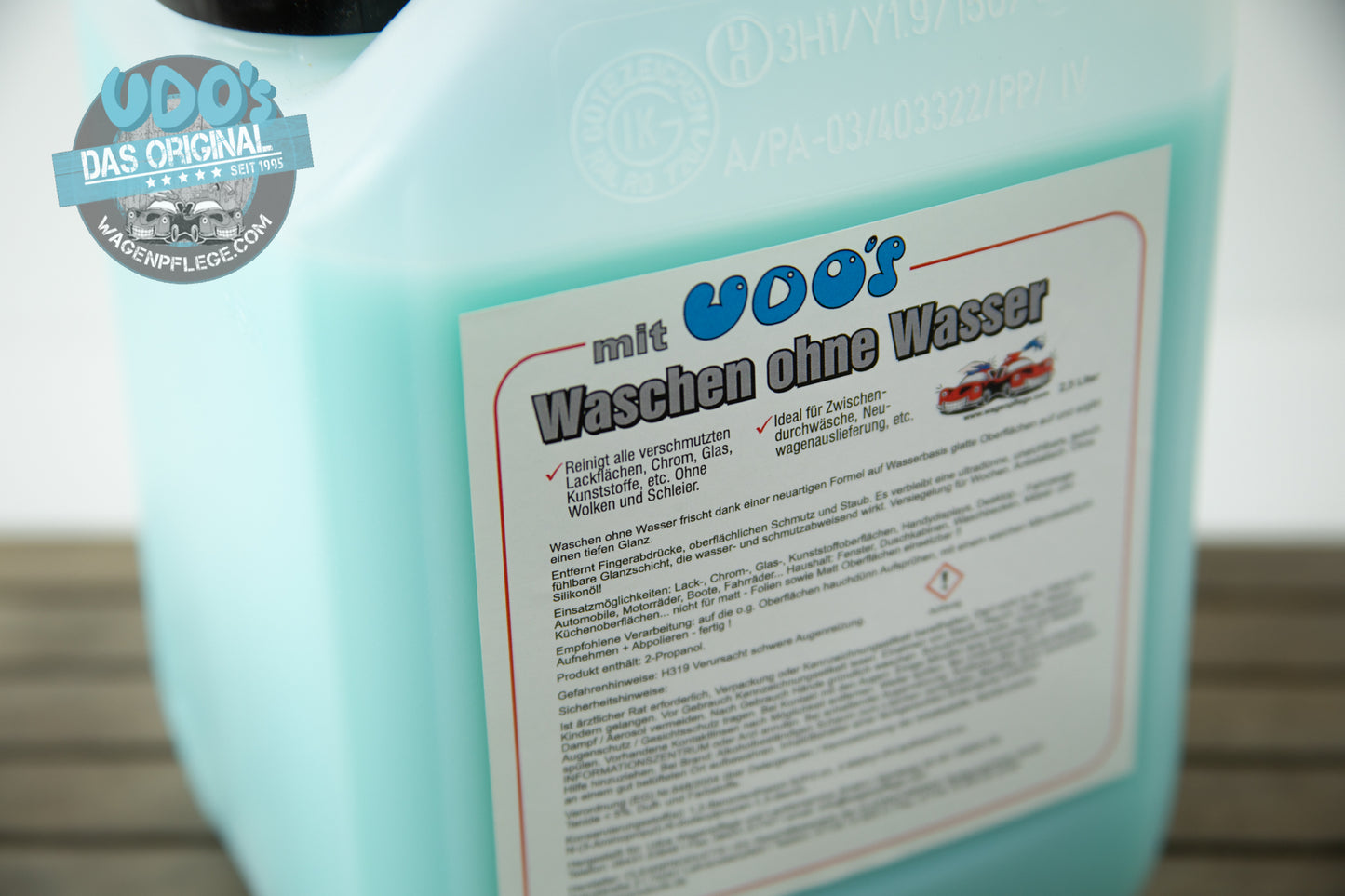 Udo´s Waschen ohne Wasser 2,5 Liter Nachfüllkanister