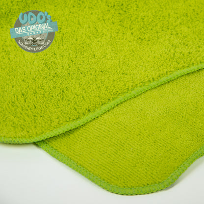 Udo´s ultrafeines Microfaser DOPPELWEB grün Premium