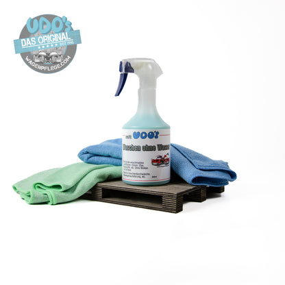 Udo´s ultrafeines Microfaser DOPPELWEB blau Premium